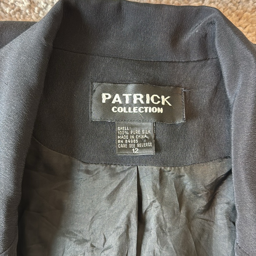Patrick Collection Silk Blazer - image 4